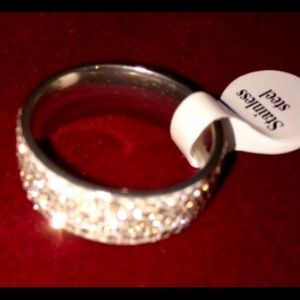 Stainless Steel Shimmer Ring